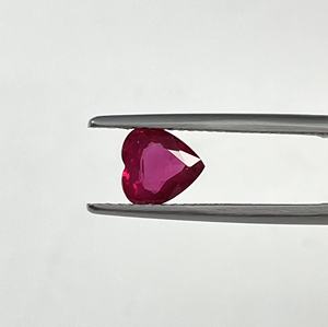 High Quality Natural Mozambique <b>Ruby</b> No Heat 1.26 Carat <b>Heart</b> Shape Reddish Pink Color July Birthstone for Making Ring & Pendant - Product Image 3