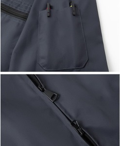 Combinaison de travail à manches longues pour hommes, combinaison de mécanicien, multi-poches, fermeture éclair sur le devant, combinaison de travail cargo, uniforme de réparation en garage, atelier - Product Image 4