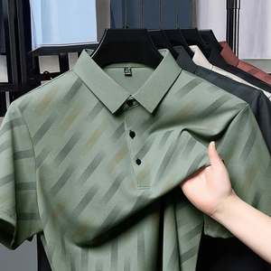 Camisa de Manga Corta para Hombre, Estilo Casual de Negocios, Color Sólido, a la Moda, Transpirable, Cómoda, de Secado Rápido y Antiarrugas, Nueva Colección 2026 - Product Image 5