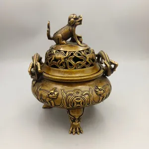 Traditional Heritage Aroma <b>Bakhoor</b> Incense Burner for <b>Oud</b> Chips Offering Timeless Interior Character - Product Image 4