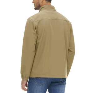 Veste Softshell d'hiver pour homme, conçue sur mesure, haute qualité, légère, coupe-vent, imperméable, longue, en tissu doux, vente en gros - Product Image 2