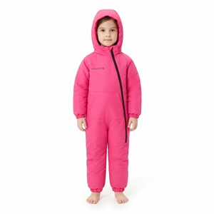 Traje de Nieve Impermeable Acolchado para Niños, Mono de Esquí de una Pieza, Ropa de Esquí Cálida para Niños - Product Image 1