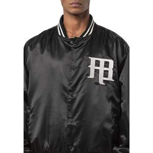 Chaquetas para Hombre, Venta al Por Mayor, Chaqueta Deportiva de Satén Personalizada, Chaqueta Varsity de Alta Calidad para Hombre, Tallas Grandes - Product Image 4