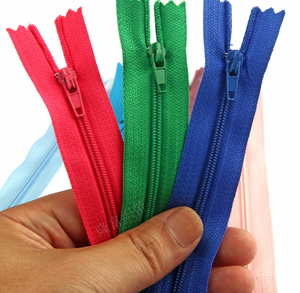 Factory Wholesale Can Be Customized Color 3, 5, 8, 10, Open and Closed End Code Yard, Stock Nylon <b>Zippers</b> - Product Image 3