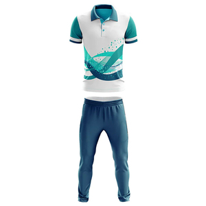 Uniforme de cricket personnalisé avec nom et numéro d'équipe personnalisés Impression numérique 100% polyester Uniforme de cricket unisexe pour adultes - Product Image 5