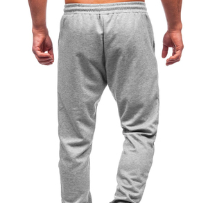 Pantalon de jogging ample pour homme avec logo et taille personnalisés, couleur unie, coupe droite, modèle 2026 - Product Image 4