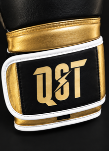 Gants d'entraînement de boxe en cuir PU, gants de protection des jointures rembourrés, sangle de poignet réglable en Velcro, respirants, pour le sport - Product Image 6