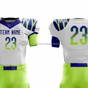 Uniforme de Fútbol Americano Personalizado 100% Poliéster, Transpirable y Ligero, Uniforme de Fútbol Americano de Manga Corta para Hombre, Talla Grande - Product Image 3