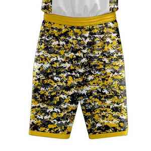 Ensemble de sport ergonomique en tissu extensible avec logo personnalisé, panneaux latéraux ventilés, uniforme 7on7 de haute qualité - Product Image 4