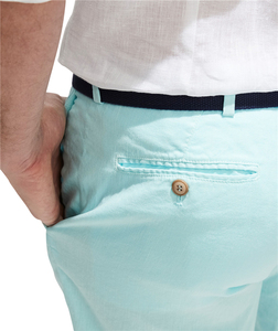 Shorts de golf pour hommes de haute qualité, coupe classique, décontractés, couleur unie, polyester, imperméables, taille élastique, taille mi-haute, avec logo personnalisé - Product Image 5