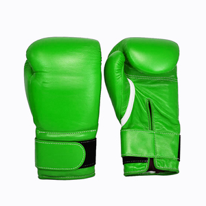 Guantes de Boxeo de Piel de Vacuno Blanca Dorada y Cuero PU con Logotipo Personalizado, Guantes de Entrenamiento para Adultos con Características de Protección - Product Image 2
