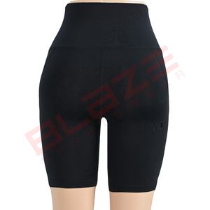 Blaze Fight Wear Personnalisé Taille Haute Yoga Booty Shorts Femmes Plage Booty Shorts Rouge Chaud Taille Haute Taille Élastique Yoga Leggings - Product Image 2