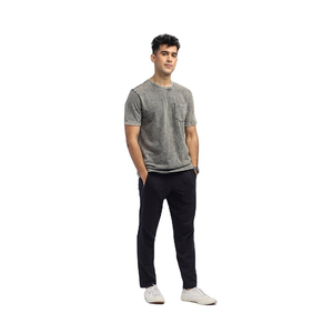 Camiseta de Hombre 100% Algodón con Lavado Ácido y Logotipo Personalizado, Tejido Transpirable Ecológico, Corte Regular - Product Image 4