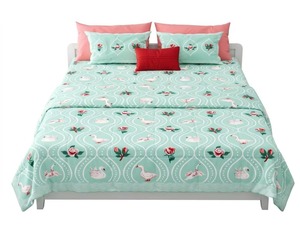 Ensemble de literie en microfibre imprimé d'ours de dessin animé coloré, housse de couette et taie d'oreiller pour enfants - Product Image 4