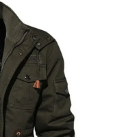 Veste polaire formelle haut de gamme, col montant, logo frontal, coupe-vent, imperméable, décontractée, pour l'extérieur, hiver, personnalisable, épaisse, rembourrée, unisexe