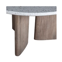 Table à manger moderne avec pieds en bois, plateau en MDF, design panneau 919, pour appartement, chambre, cuisine, bureau à domicile, salon, hôtel, usage domestique, transparente