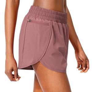 Lightweight Breathable Cotton High Elasticity Girls Sports Wear Comfortable Running Gym Shorts Basic comfort <b>Elastic</b> Waistband - Product Image 2