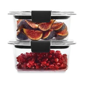 Set di 2 Contenitori in Vetro Quadrati per Alimenti da 1,3 Tazze (850ml), Resistenti alle Macchie - Product Image 4
