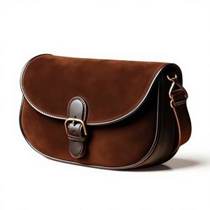 Sac à main en cuir véritable 100% vache Buffalo pour femmes à la mode avec fermeture à glissière sac à main et sac à main personnalisés - Product Image 3