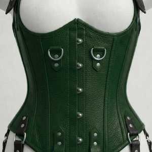 Faja Reductora de Cintura y Postura para Mujer, Tallas Grandes, Ajustable, de Cuero Sintético Estilo Steampunk, con Control de Abdomen y Efecto Moldeador - Product Image 4
