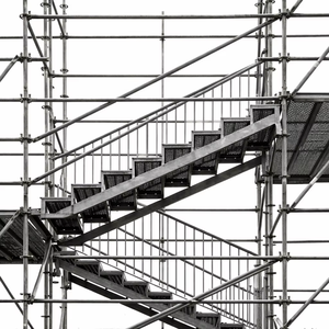 นั่งร้านเหล็กแบบริงล็อคชุบกัลวาไนซ์แบบจุ่มร้อน EN12810 รับน้ำหนัก 1000 กก. นั่งร้านเหล็กแบบโมดูลาร์สำหรับงานก่อสร้าง - Product Image 1