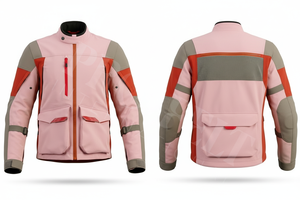 100% Polyester Whole Sale Motorcycle Jacket Windproof Protective Gear Multi Pocket Breathable Custom Logo <b>Design</b> Biker Jackets - Product Image 5