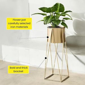 Pot de fleurs en métal unique, prix abordable, élégant, pour la décoration intérieure, extérieure, de jardin et de bureau, par M/S SHAAD HANDICRAFTS - Product Image 5
