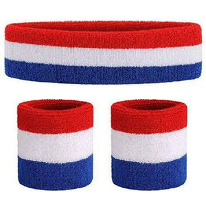 Muñequeras y Cintas para la Cabeza Deportivas de Algodón Terry OEM, Personalizables con su Marca, para Correr, CrossFit y Entrenamiento Físico - Product Image 4