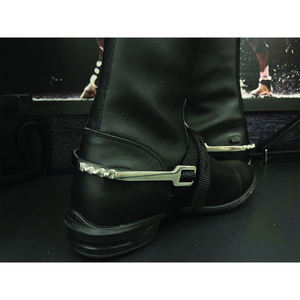 Espuelas Inglesas de Acero Inoxidable, Espuelas Ecuestres para Hombres y Mujeres, 1 Par, Plateadas, para Montar a Caballo - Product Image 5