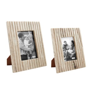 Resin Vertical Grooved Lines Photo Frame Handmade Rectangle Tabletop Display Frame Custom Home <b>Office</b> <b>Decor</b> - Product Image 5