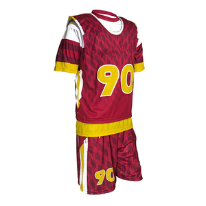 Uniforme de Lacrosse Personalizado de Alta Calidad, Antibacterial, de Secado Rápido, 100% Poliéster, Servicio OEM Completamente Personalizado, Diseño Impreso - Product Image 3