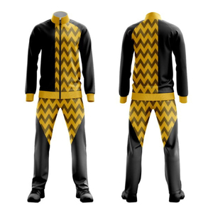 Men's Blue Color Blocking Tracksuit Full Zip Stand Collar Sporty <b>Jogging</b> <b>Suit</b> With Side Pockets Autumn Wear - Product Image 4