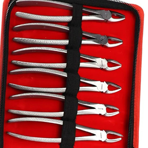 Kit de forceps d'extraction dentaire manuel M.A SIDDIQUE INTERNATIONAL de qualité supérieure, poignée ergonomique, instruments multiples - Product Image 4