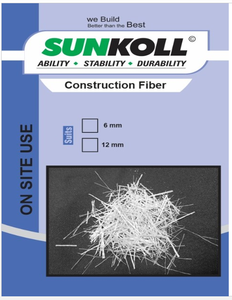 FIBER RESA Construction Fibre Six MM Douze MM Pour Renforcement du Béton Plâtre Anti-fissuration Maille de Renforcement Structurel Ajout au Mortier - Product Image 2
