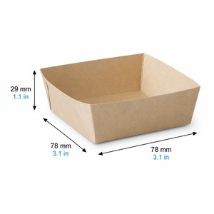 ถาดอบกระดาษคราฟท์กันไขมันสำหรับเค้กและขนมอบ - Product Image 4
