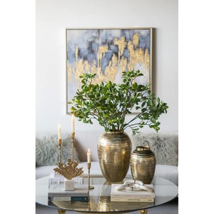 Elegant Modern Handmade Metal <b>Tabletop</b> Vase for Home Decoration Premium Flower Holder for Interior Styling - Product Image 1