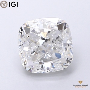 Diamant de laboratoire CVD 1,00 CARAT avec certificat IGI, taille coussin carrée, couleur E, clarté VVS1, pour un cadeau parfait, pendentif - Product Image 1