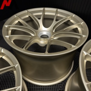 Rines MN Forged FI <span class=keywords><strong>R</strong></span> F1R de Aluminio 6061-T6 con Bloqueo Central para <span class=keywords><strong>Porsche</strong></span> 991 <span class=keywords><strong>911</strong></span> 992 992.1 992.2 GT3 GT3RS GT4RS de 20 y 21 Pulgadas - Product Image 4