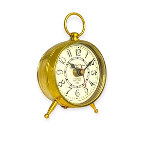 Horloge murale en laiton, mouvement silencieux, design moderne lumineux, décoration de luxe pour salon et chambre à coucher, artisanat Tajdaar - Product Image 3