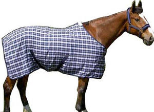 Tapis de cheval d'été en polyester poly coton pour temps chaud - Product Image 3