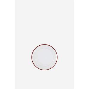 Modern White Metal Style <b>Glass</b> Charger <b>Plate</b> Red Border Decorative Service <b>Plate</b> for Fine Dining Event Rental Supply Under <b>Plate</b> - Product Image 1