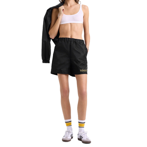 Custom Women's Nylon Running Shorts Lightweight Water Repellent Elastic Waistband Athletic Gym Training Quick Dry Sportswear OEM - Product Image 6