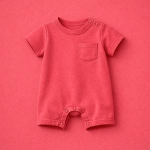 Mono de Bebé Unisex de Manga Corta, 95% Bambú, 5% Elastano, Ultra Suave, Transpirable, Antiarrugas, con Cierre de Botones a Presión - Product Image 5