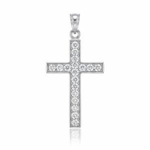 Bijoux souvenirs chrétiens en gros, cadeaux religieux personnalisés, pendentif croix plaqué or - Product Image 5