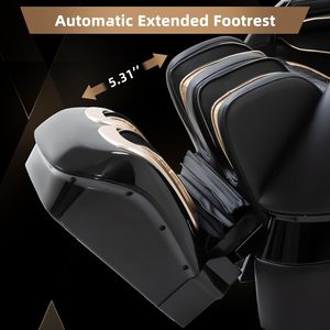 Fauteuil de massage zéro gravité, fauteuils de massage corps entier, inclinable, écran tactile, rouleaux pour les pieds, airbags, Bluetooth, scan corporel, étirement thaïlandais - Product Image 6