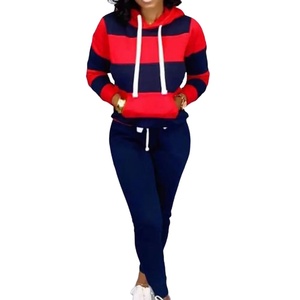 Survêtement Femme Ensemble deux pièces Hiver Chaud Hoodies + Pantalon Pullovers Sweatshirts Femme Jogging Femme Vêtements Sports Suit Outfits - Product Image 1