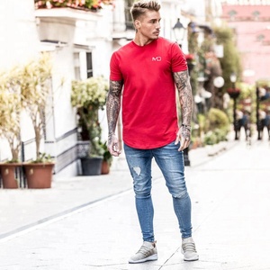 เสื้อยืดผู้ชายคุณภาพสูง เสื้อยืดขายดีสำหรับผู้ชาย เสื้อยืดสีพื้นสำหรับผู้ใหญ่ - Product Image 2