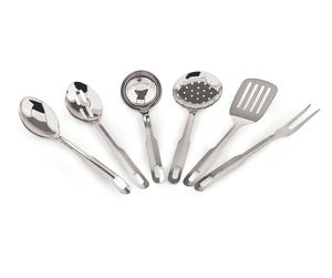 Juego de Utensilios de Cocina de Acero Inoxidable de 6 Piezas, Herramientas de Cocina y Servicio para el Hogar, Metal - Product Image 2