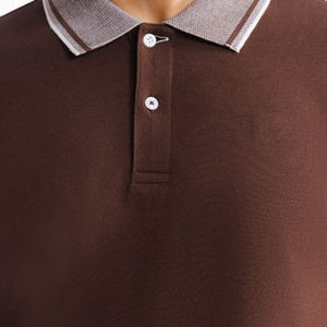 Polo de Punto de Manga Larga para Hombre, Corte Ajustado, Informal, Polo de Rugby Personalizado para Hombre, Polo a Rayas de Manga Larga con Bordado - Product Image 6
