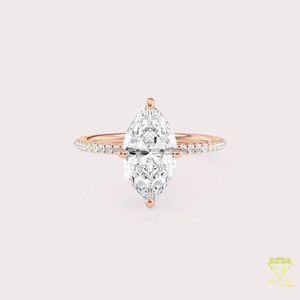Anillo de Compromiso de Moissanita para Mujer, Suministro Directo de Fábrica, Joyería Clásica para Novia con Diseño Atemporal, Disponible para la Venta - Product Image 1